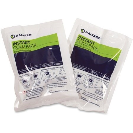 HALYARD Instant Cold Pack, 20 Minute Therapy, 6"x8", 24/CT, PK24 HLY59688